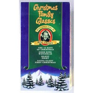 Christmas Family Classics (VHS Tape) • NEW • Bing Crosby, Holiday, First, Home